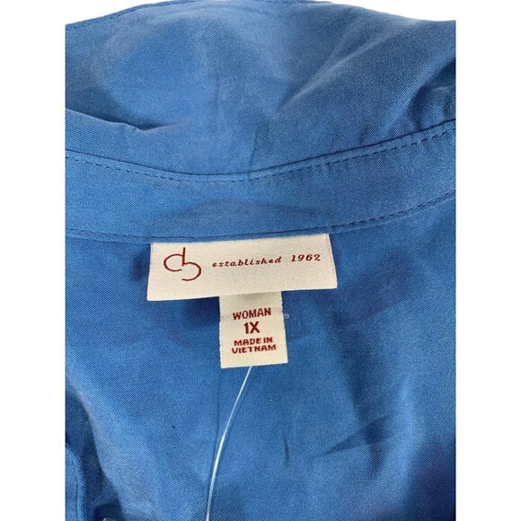 Dressbarn Women's Casual Buttoned Down Top - Picture 3 of 6